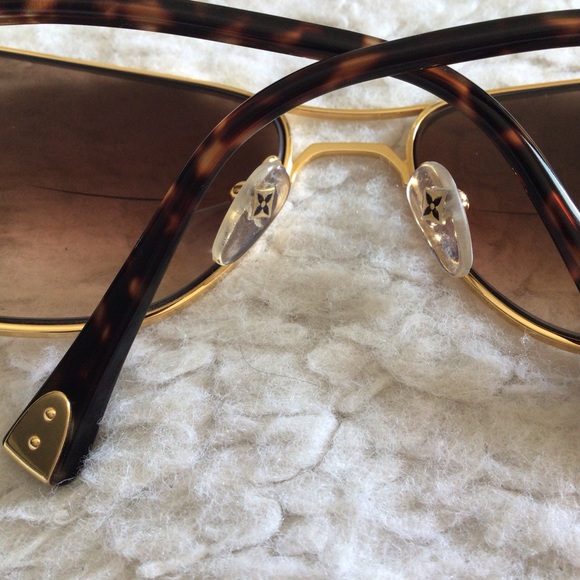 Louis Vuitton Conspiration Pilote Aviator Sunglasses Z0034U Hand Made in France - Picture 6 of 16